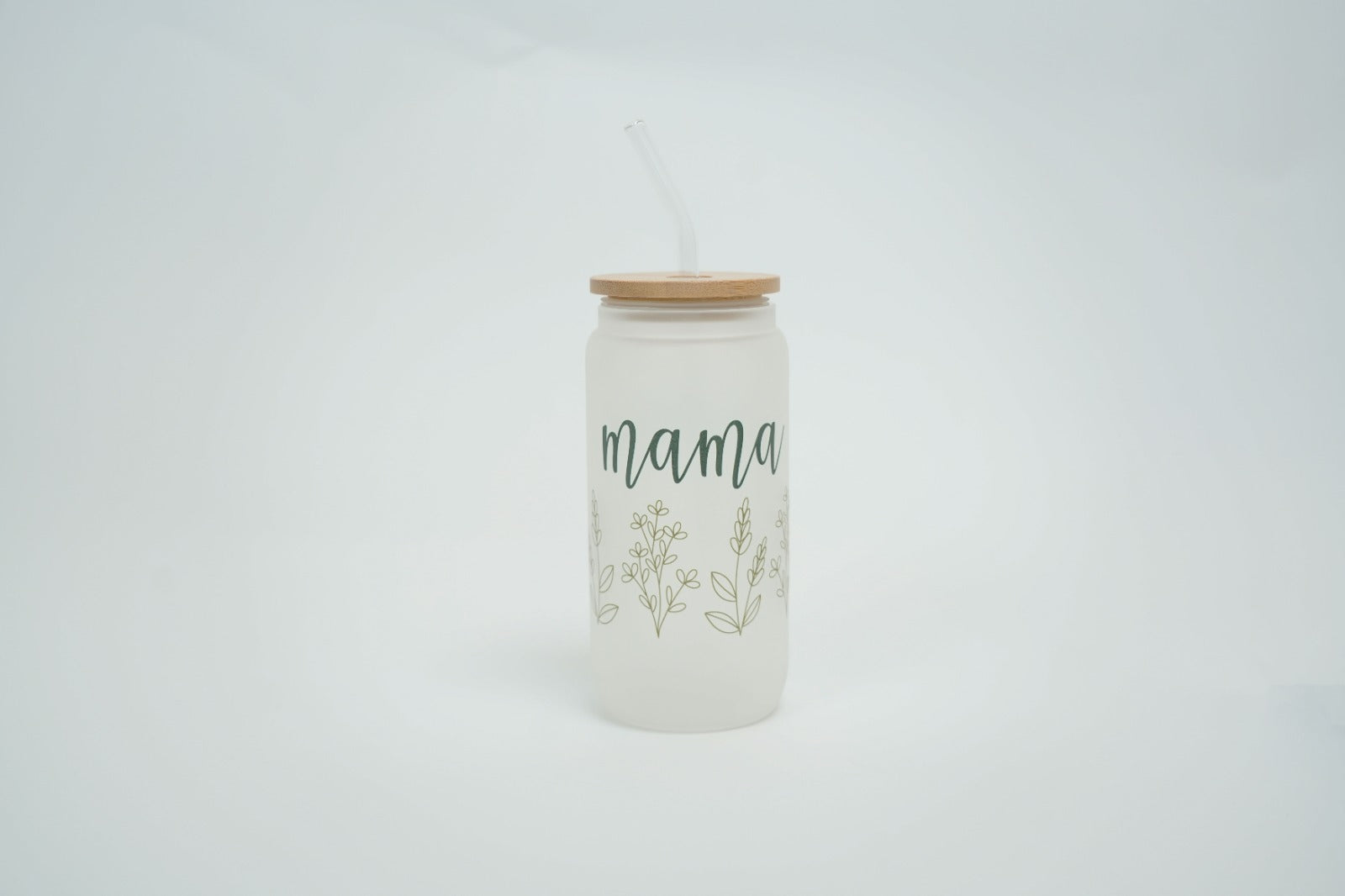 Mama's Frosted Green Cup