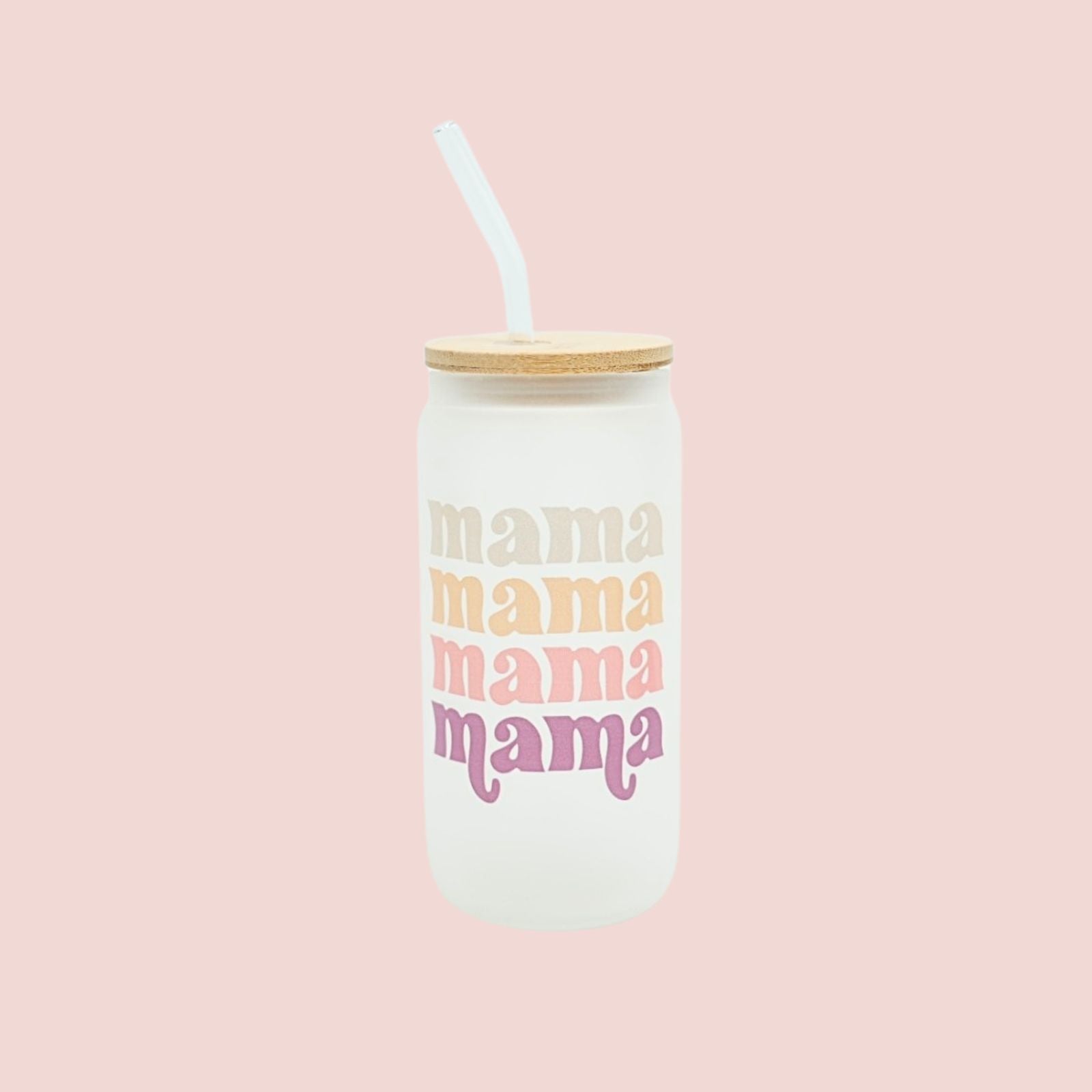 Mama's Frosted Pink Cup